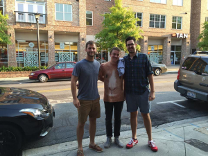 Luke, Sean, and Andy in August of 2015