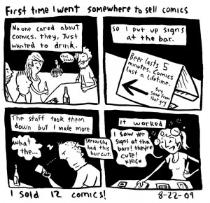 Sam Spina - First Time I went somewhere to sell comics
