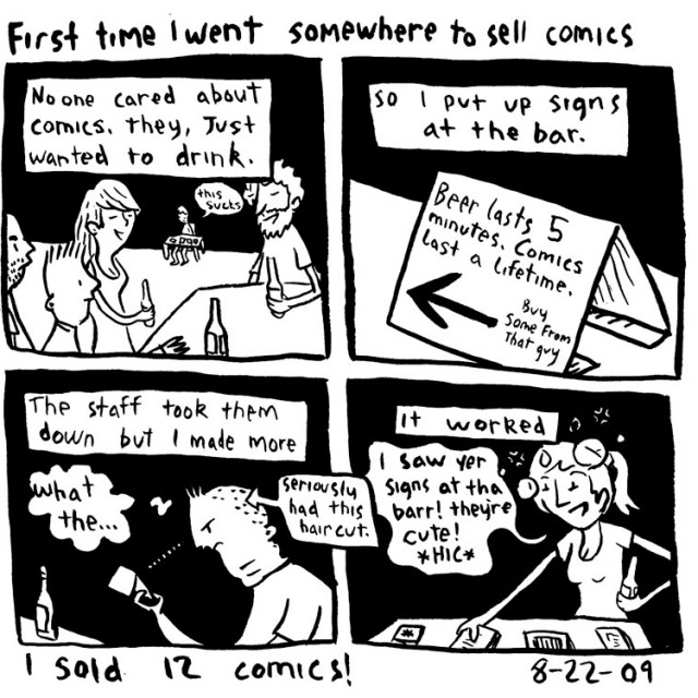 Sam Spina - First Time I went somewhere to sell comics