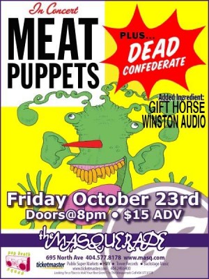 Winston Audio opens for Meat Puppets flyer