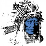Blue Indian Head