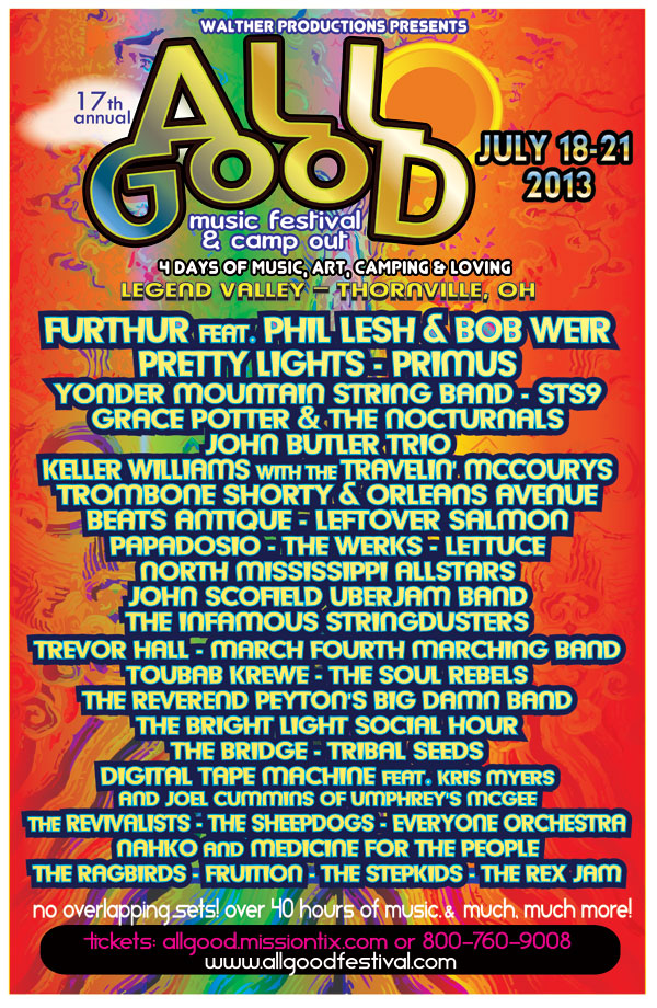 All Good Music Festival: July 18th - 21st - The Blue Indian