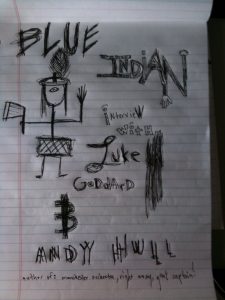 Cover art for handwritten interview with Andy Hull